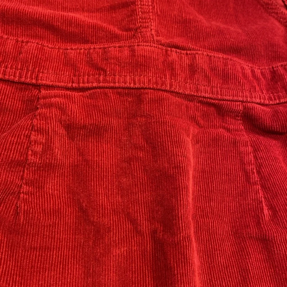 Old Navy Girls Corduroy Red Dress XL 12 Holidays MUSTY SMELL